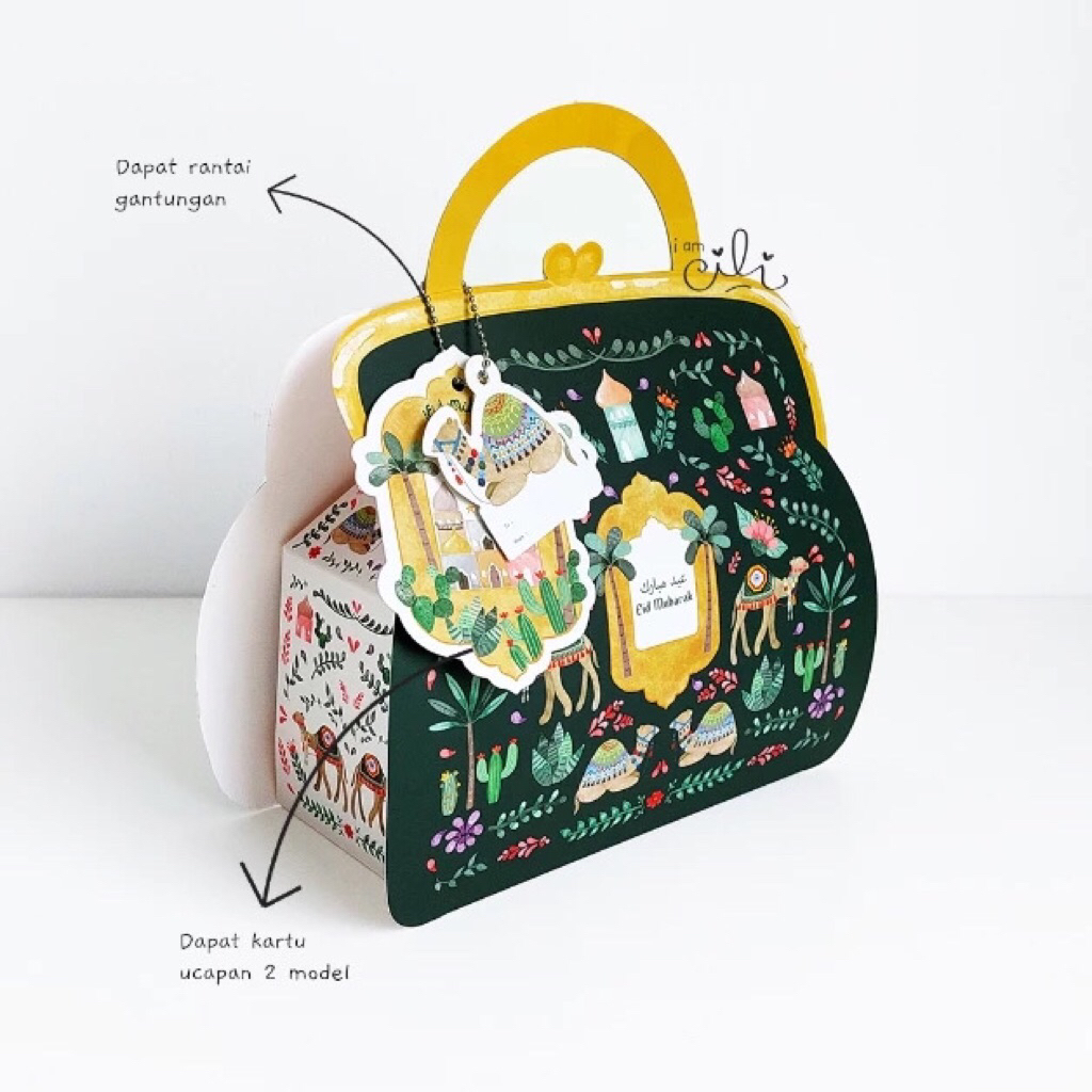 Box lebaran Imlek tas hampers sincia kotak natal dus lebaran mooncake moon cake paperbag