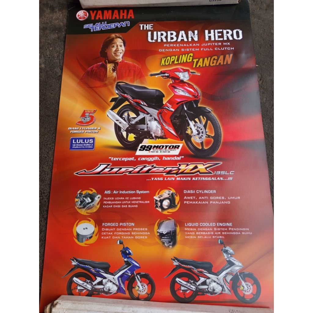 gambar poster iklan yamaha jupiter mx old