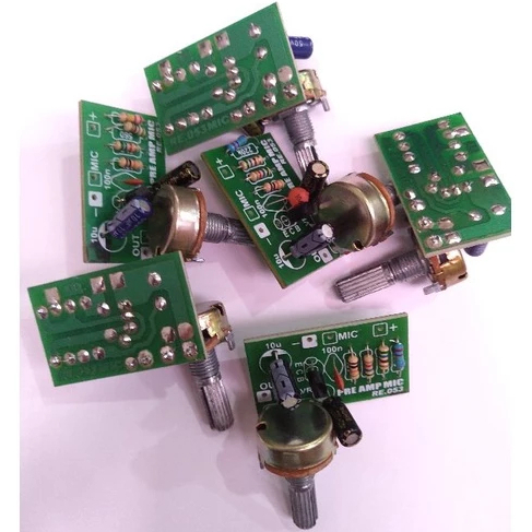 Kit PreAmp Mic Penguat Mic 1 Transistor