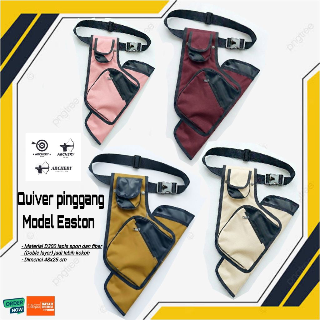 TERMURAAHH...tas anak panah pinggang copy easton//quiver arrow backside