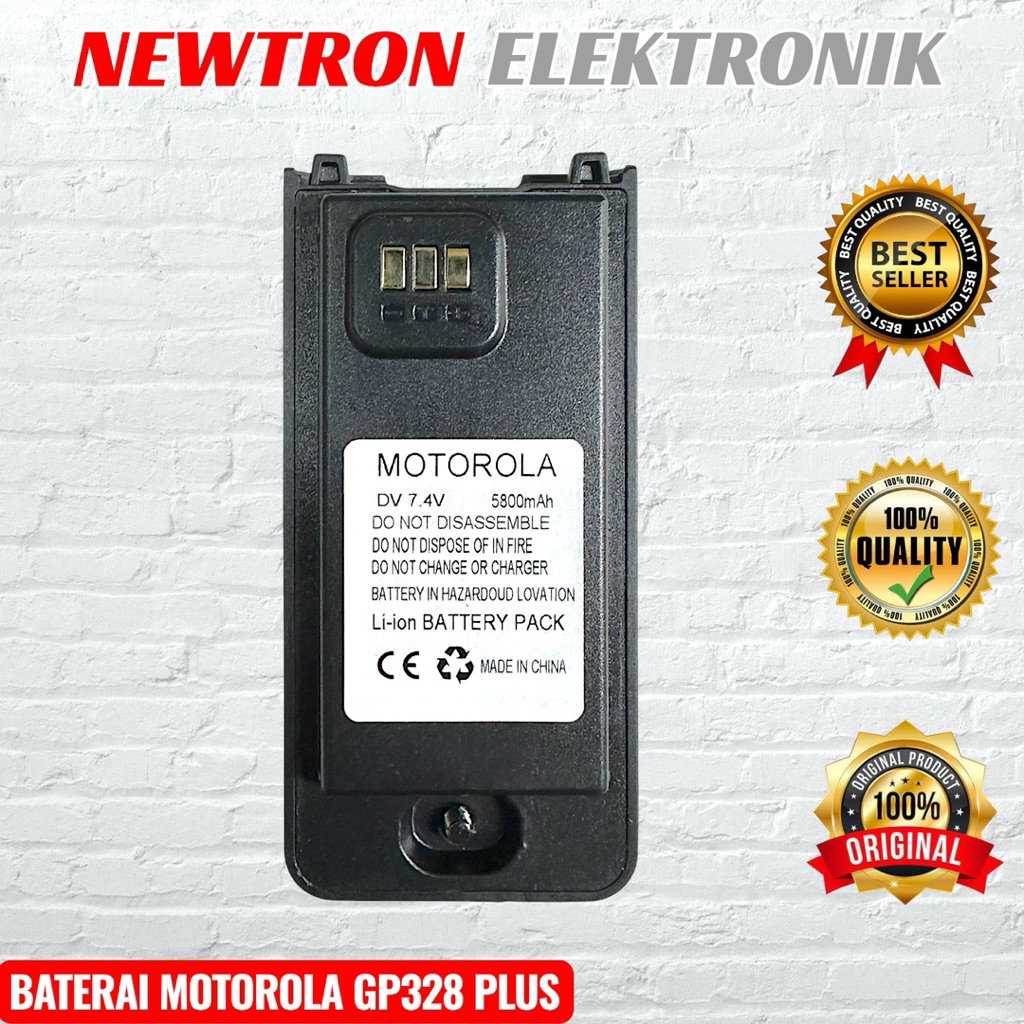 Baterai HT MOTOROLA GP328Plus Li-ion 5000mAh GP328 Plus GP 328Plus