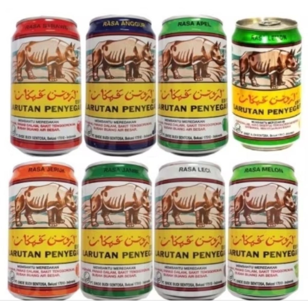 Larutan Kaleng Cap Badak 12 Kaleng (1/2 Dus )