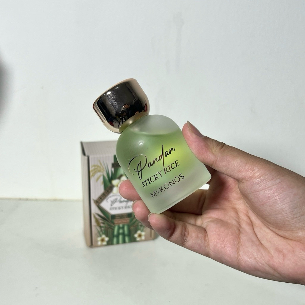 PRELOVED PARFUM mykonos - BACA DESC (paradise, blossom, sparkling rose, chai latte, pandan sticky ri