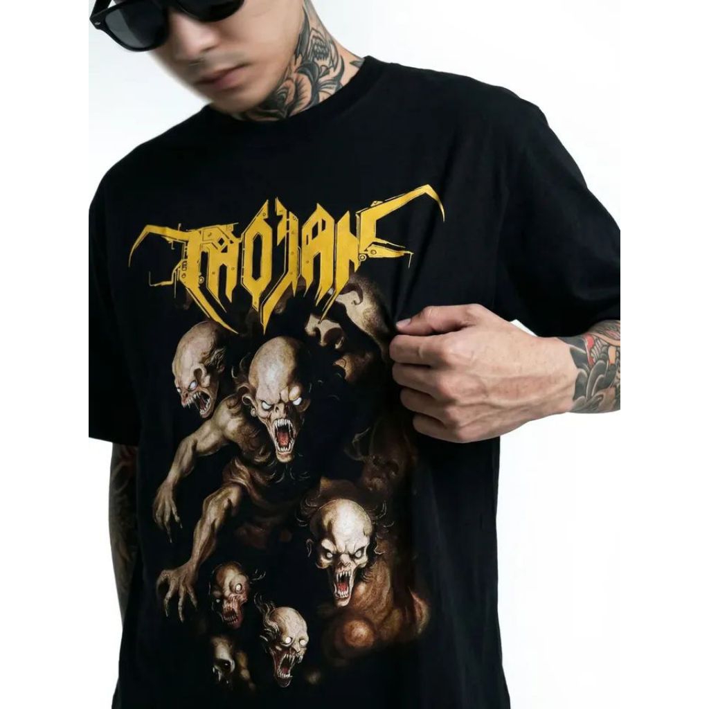 TROJAN - Cosmic | | TSHIRT DISTRO | T-SHIRT MUSIK | DEATH METAL | KAOS BAND METAL ORIGINAL | BAJU HI