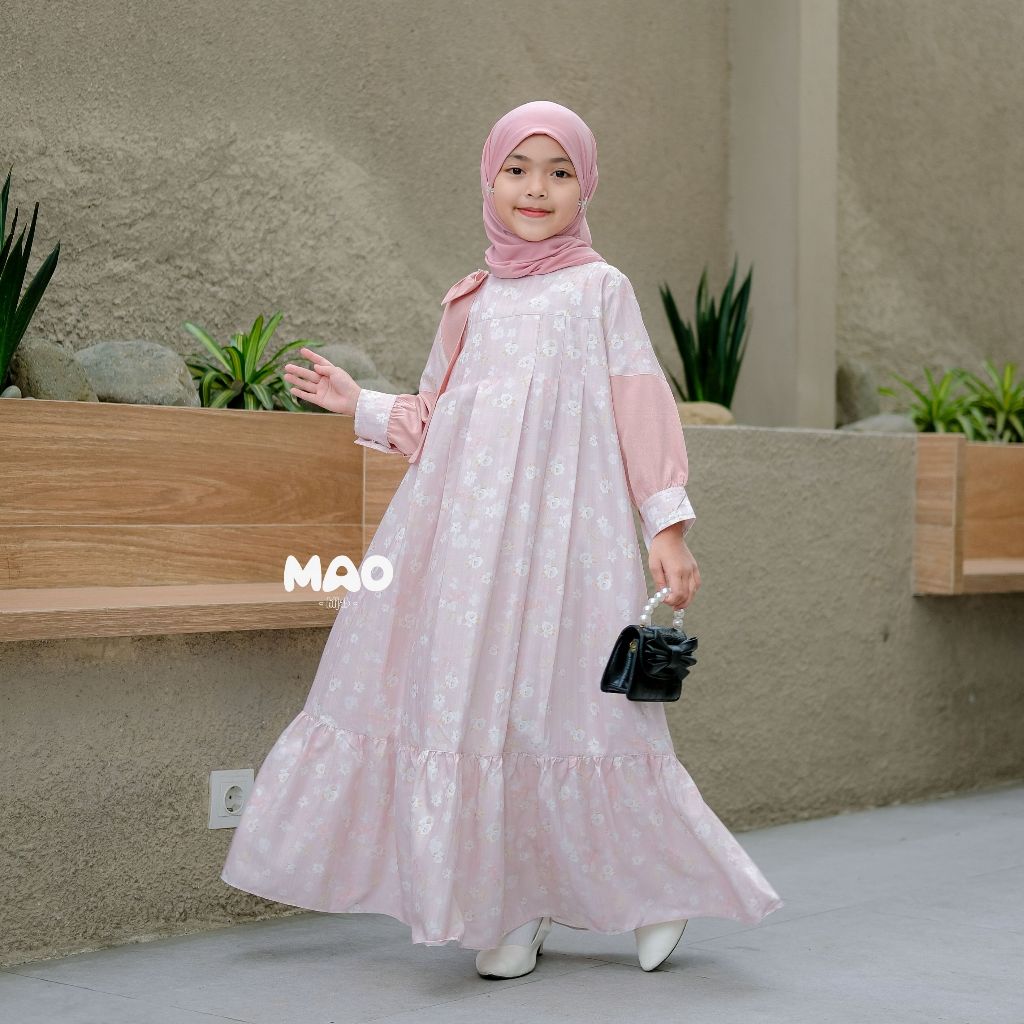 MAO HIJAB - Raline Dress Gamis Anak Perempuan