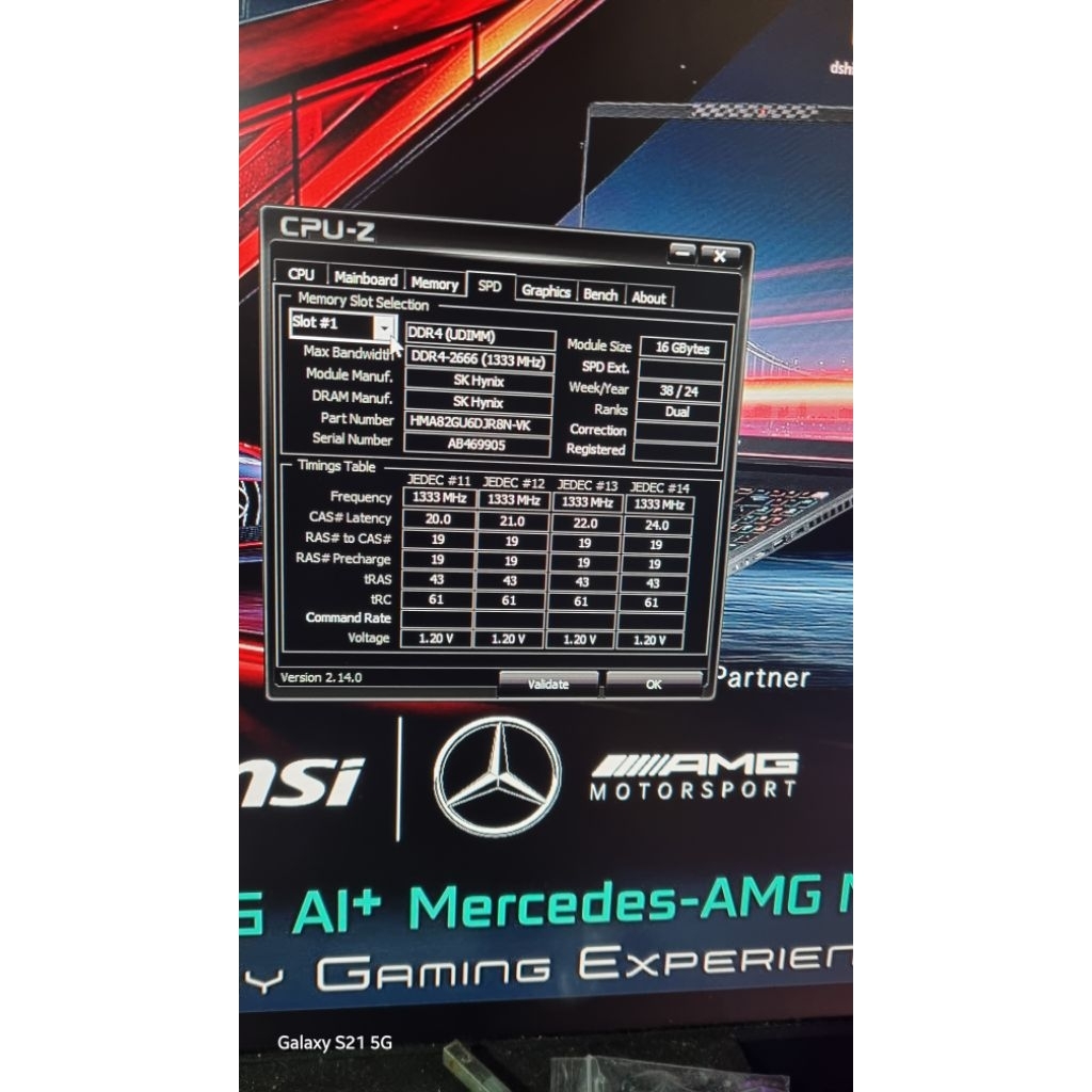 ram pc ddr4 16gb skhynix