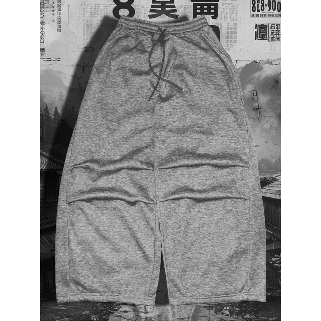 Noircloth | Sweatpants Baggy Abu | Sweatpants Fleece | Baggy Balon Abu | Baggy Abu Unisex