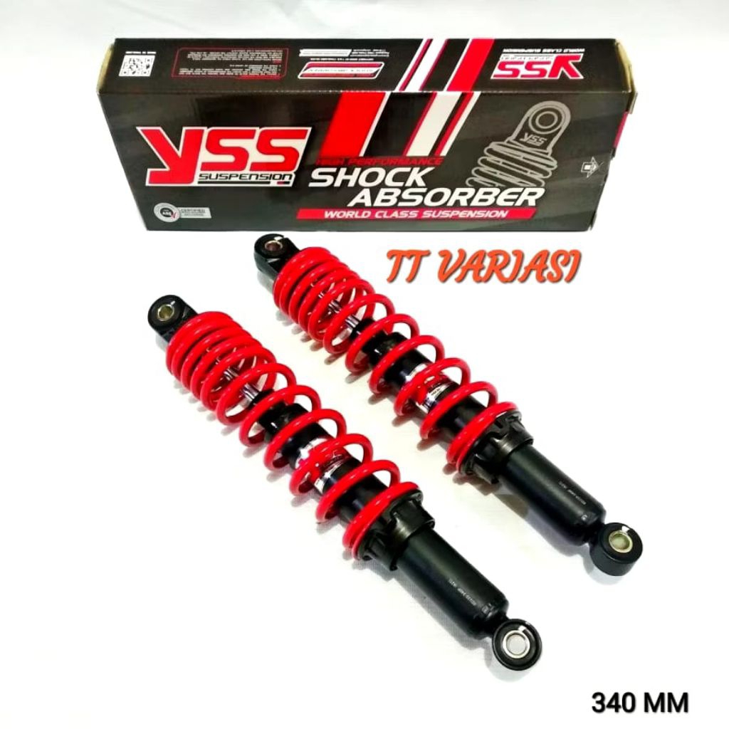 SHOCK YSS TOP UP PRIME 340 RED BLACK ORIGINAL SUPRA W175 GRAND LEGENDA SMASH TORNADO SHOGUN KARISMA 