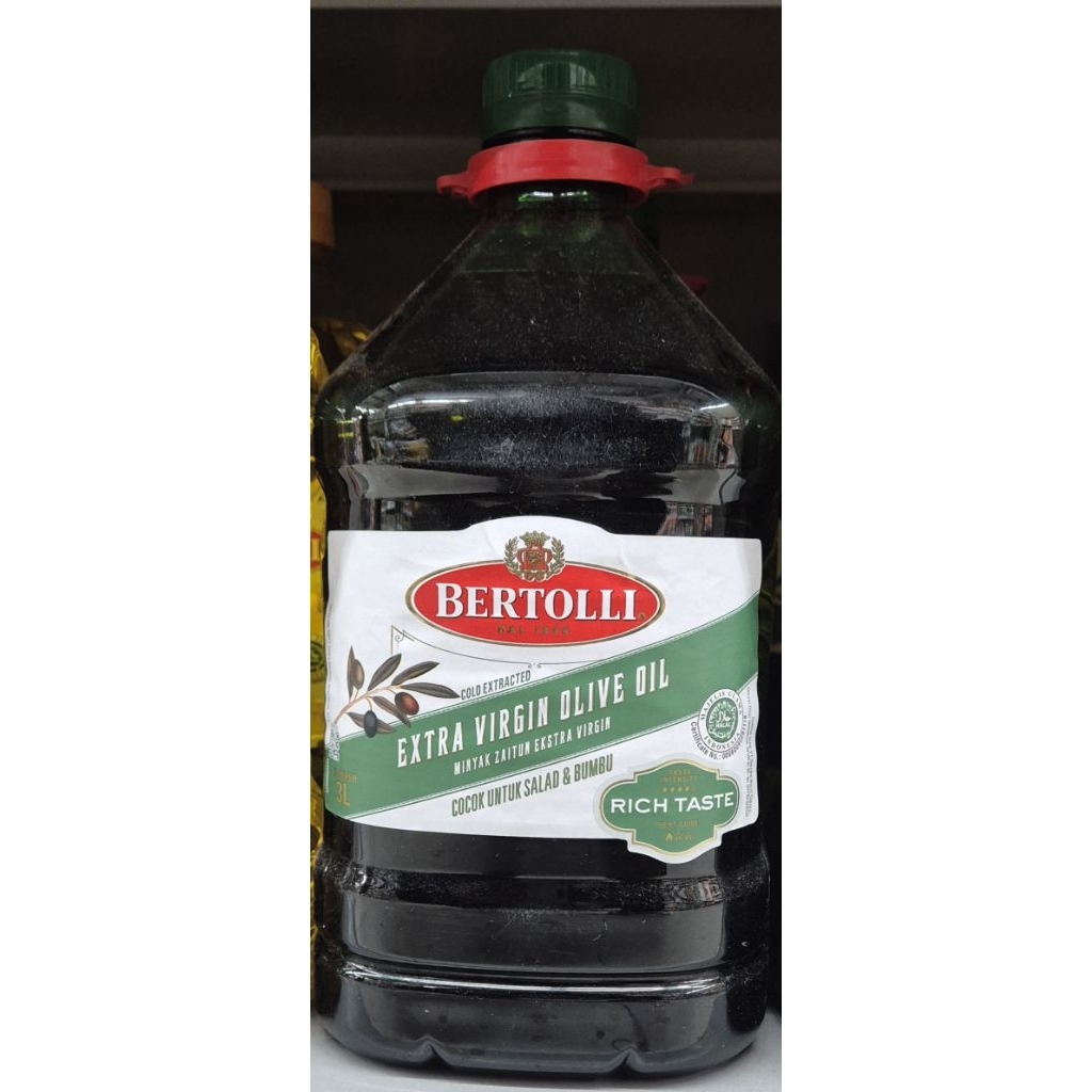 Minyak Zaitun Extra Virgin  BERTOLLI Extra Virgin Olive Oil 3 Liter - HK-PC-PS-GF.