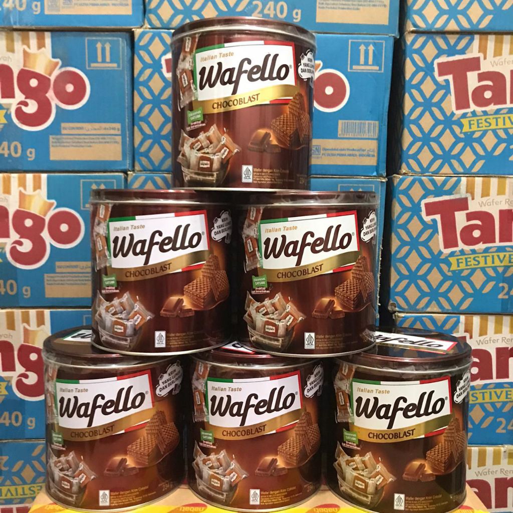 1 DUS isi 6 Kaleng Wafello Chocoblast
