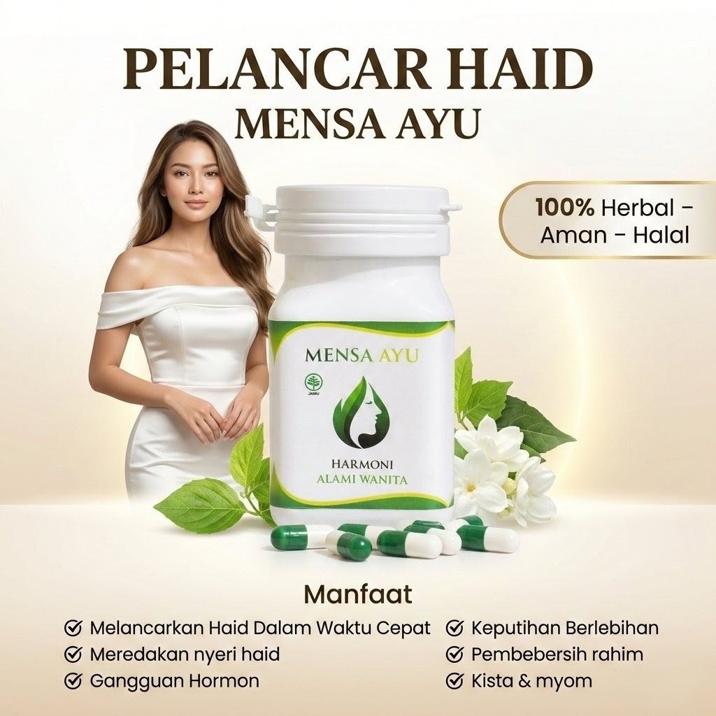 Kapsul telat haid 2 bulan paling ampuh Mensa Ayu obattelat datang bulan kapsul kewanitaan pembersih 