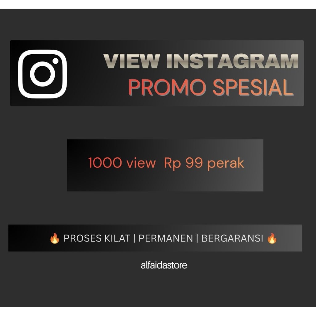 View Reel lnstagram Terbaik  | BERLAKU KELIPATAN TERMURAH VIEW REEL