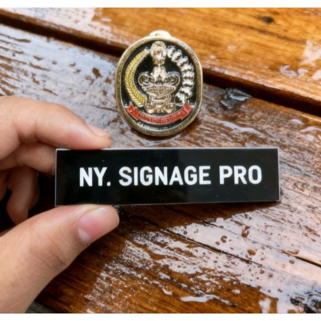 Name tag Persit TNI AD | Pin Persit TNI AD satu set | Papan Nama Grafir