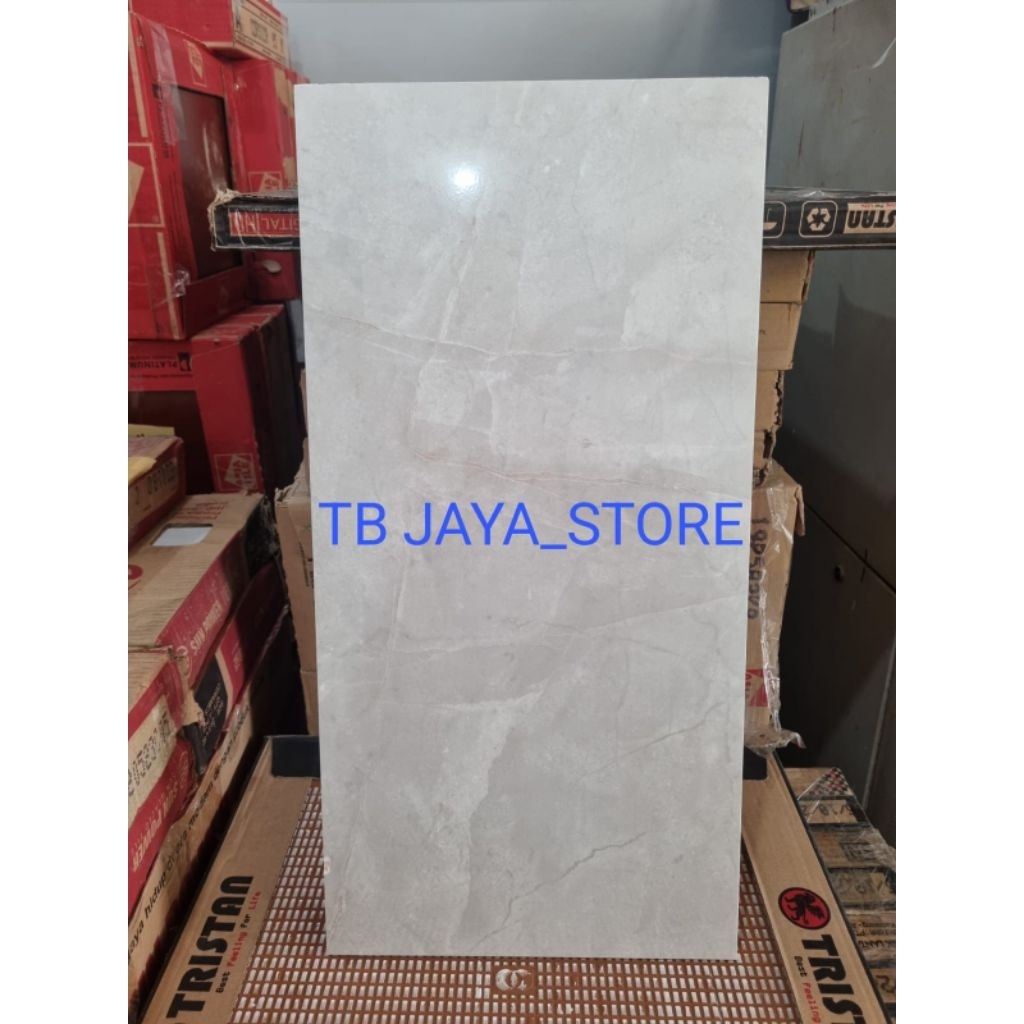 KERAMIK LANTAI DINDING DASAR PUTIH AWAN AWAN  UKURAN 30 X 60 30X60 30/60 GLOSS
