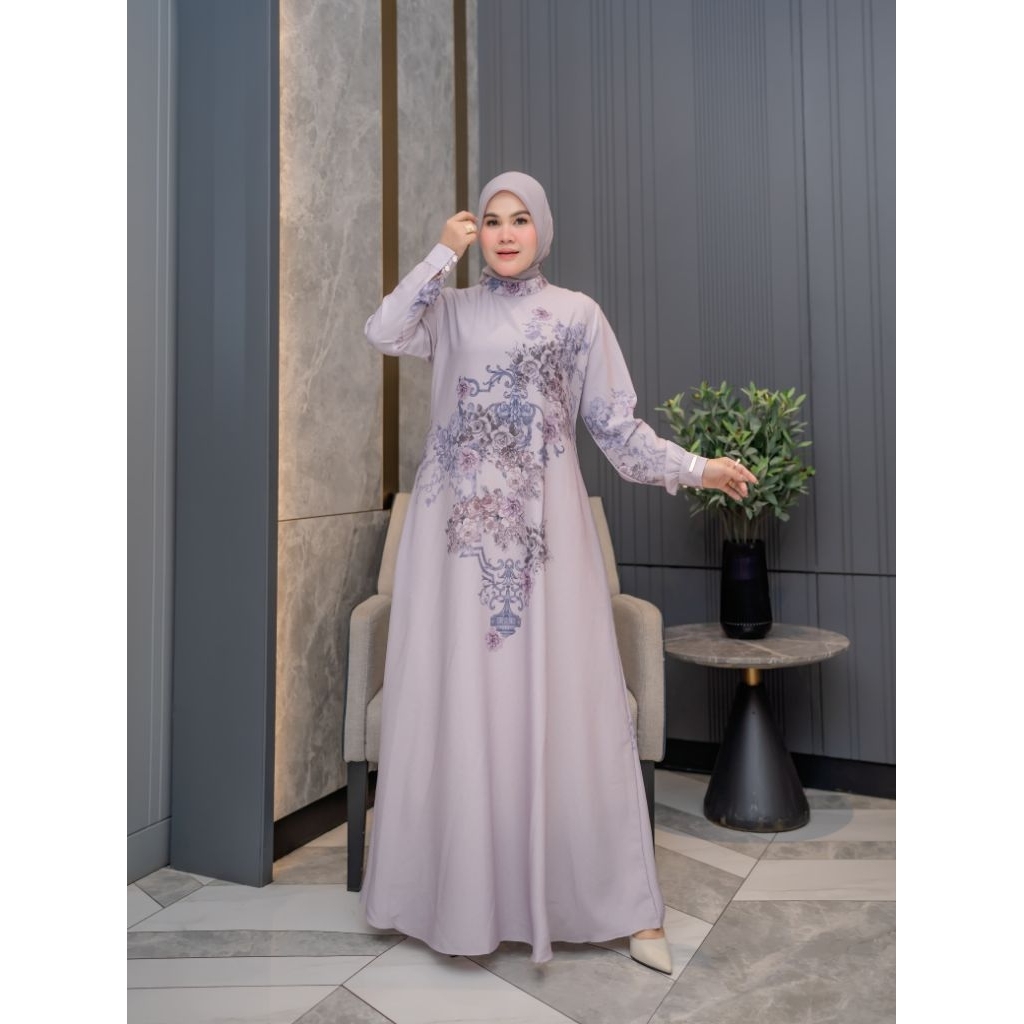 New Sienna Dress by DEYURA//Ayana Dress KAYYANI//Gamis Jumbo Bunga SHR original(Ready)