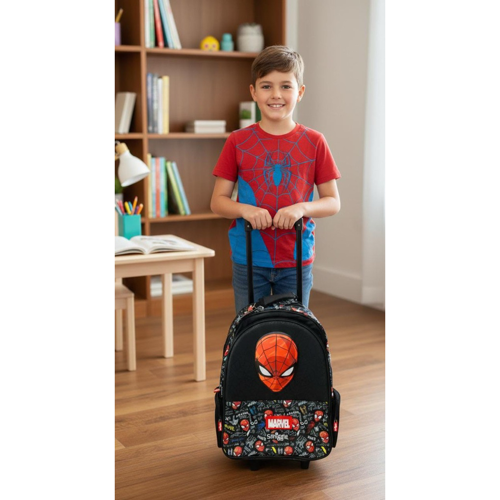 TROLLEY  Smiggle bacpack/ransel trolley anak cowok