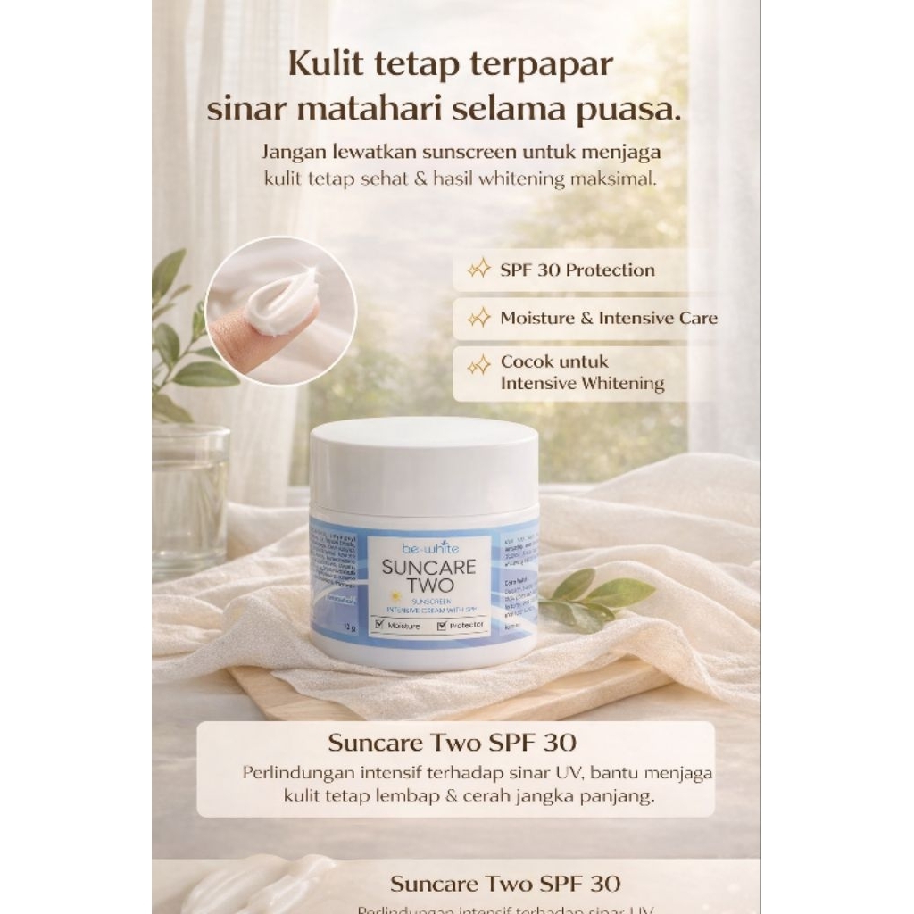 SUNCARE TWO - BE WHITE