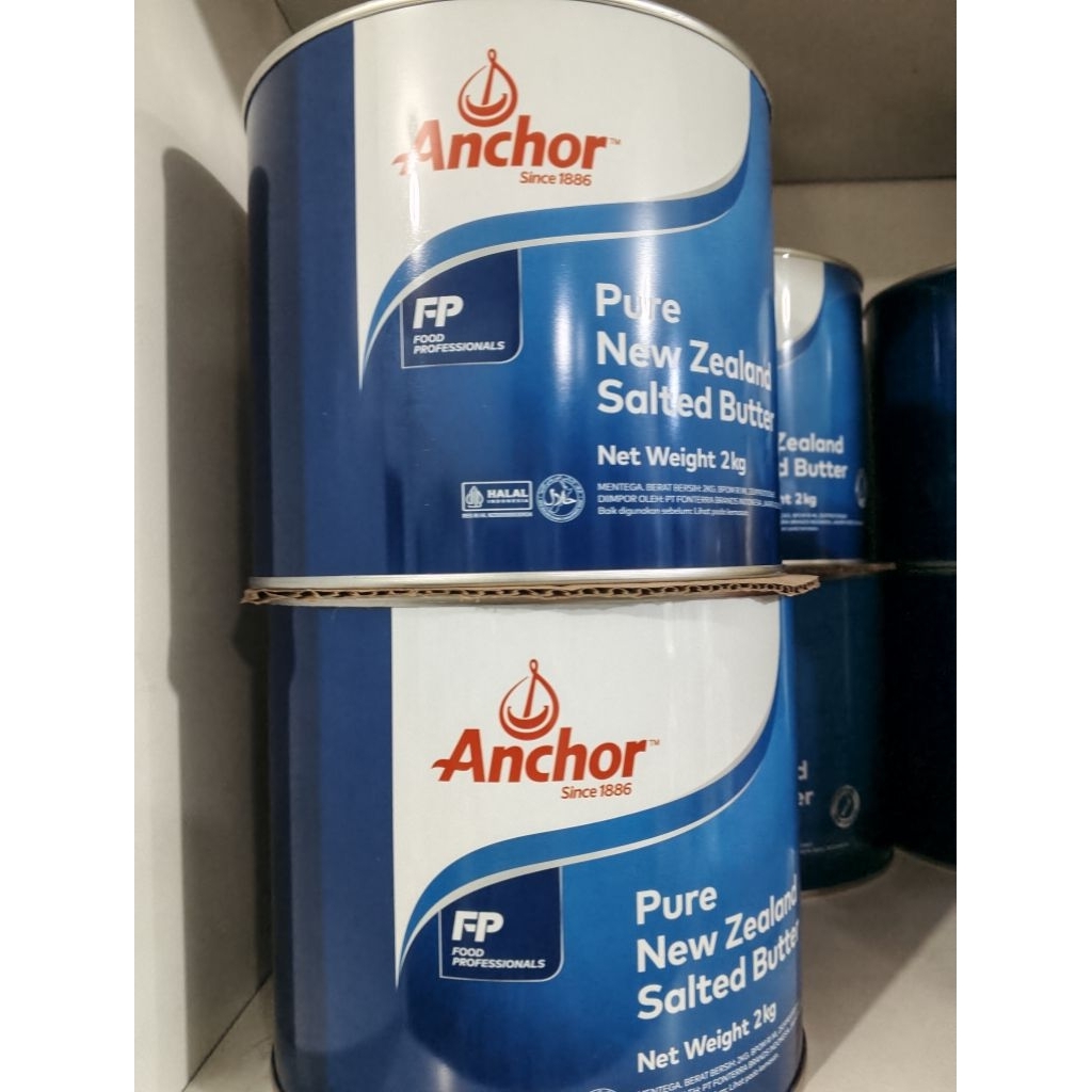 BUTTER ANCHOR 2KG / ANCHOR BUTTER KALENG 2KG / SALTED BUTTER ANCHOR 2KG