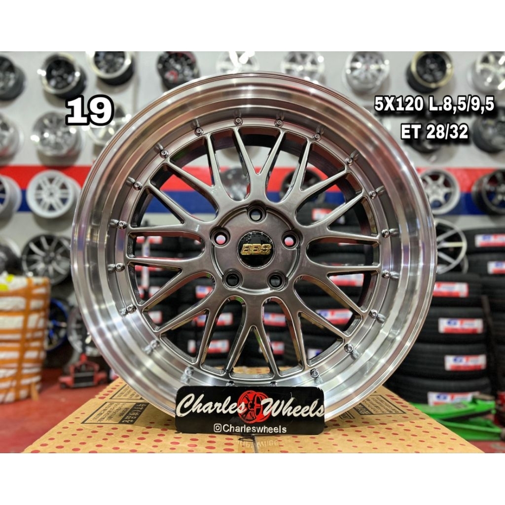 VELG BBS-LM RING 19 HYPER BLACK