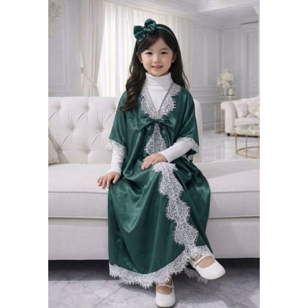 Kaftan Anak Shakira Kaftan Lebaran anak Kaftan Pesta anak