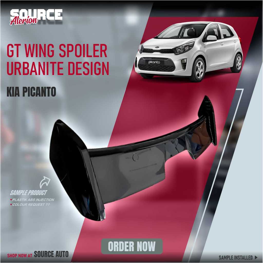 REAR WING SPOILER URBANITE - KIA RIO - KIA PICANTO