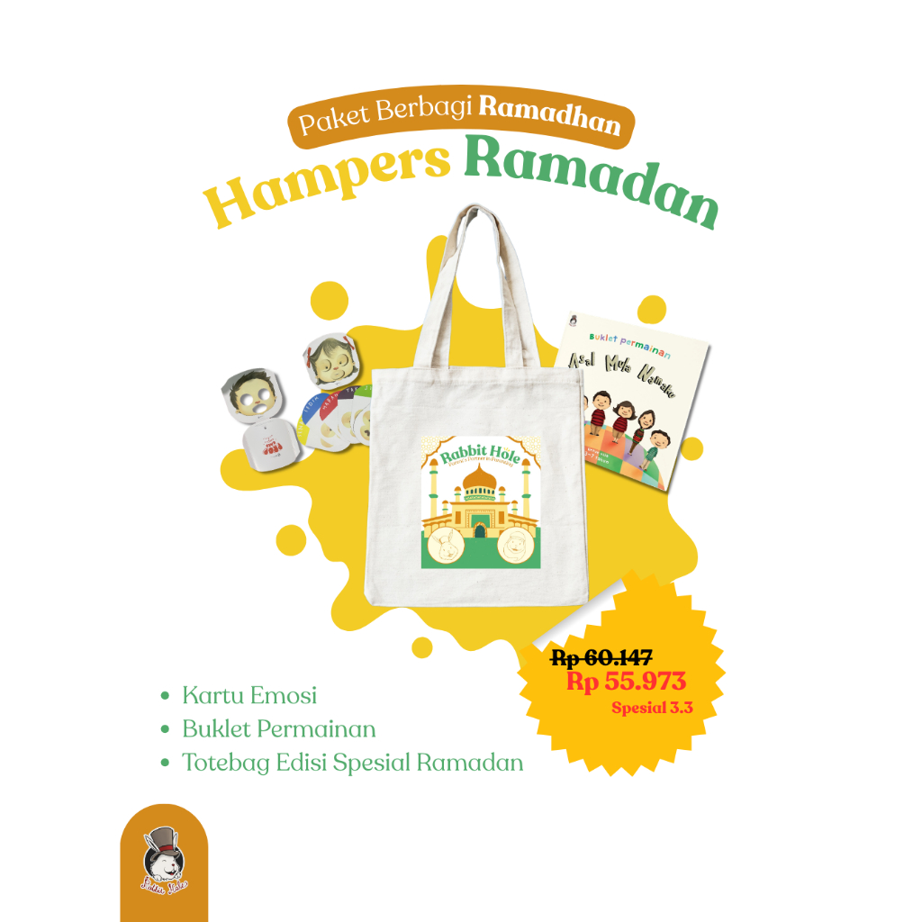 Rabbit Hole - Kartu Emosi - Hamper Ramadan - Pengenalan 6 emosi dasar anak