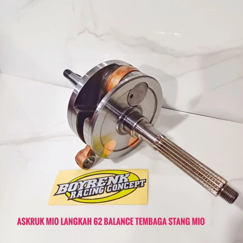 (READY STOK) ASKRUK KRUK AS MIO SPORTY 5MX LANGKAH 62  GESER TORSI -BOYRENK RACING