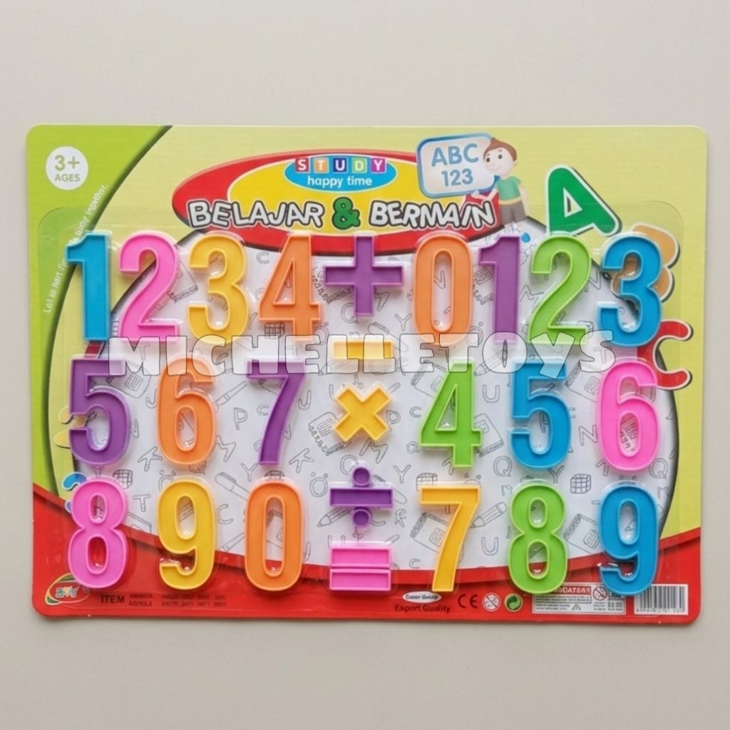 Mainan Edukasi Anak Belajar Mengenal Huruf ABCD Abjad dan Angka Game Letters & Numbers