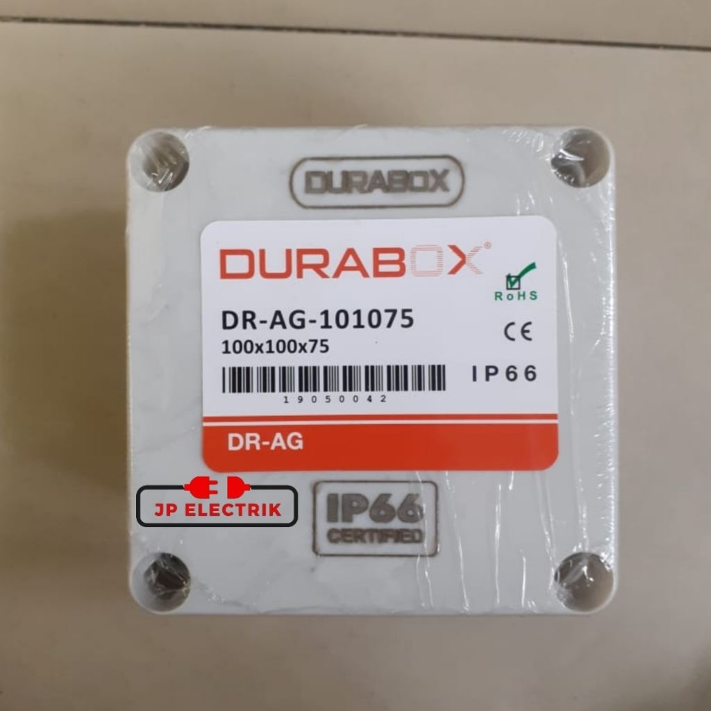 Durabox Junction Box 100x100x75 mm / Duradus 100x100x75 mm IP66 Durabox