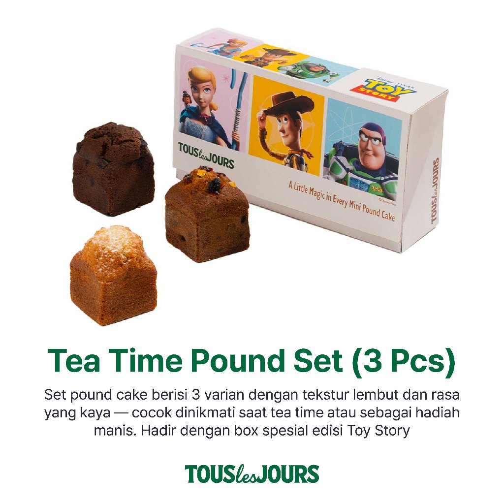 TOUS les JOURS - Tea Time Pound Cake Set