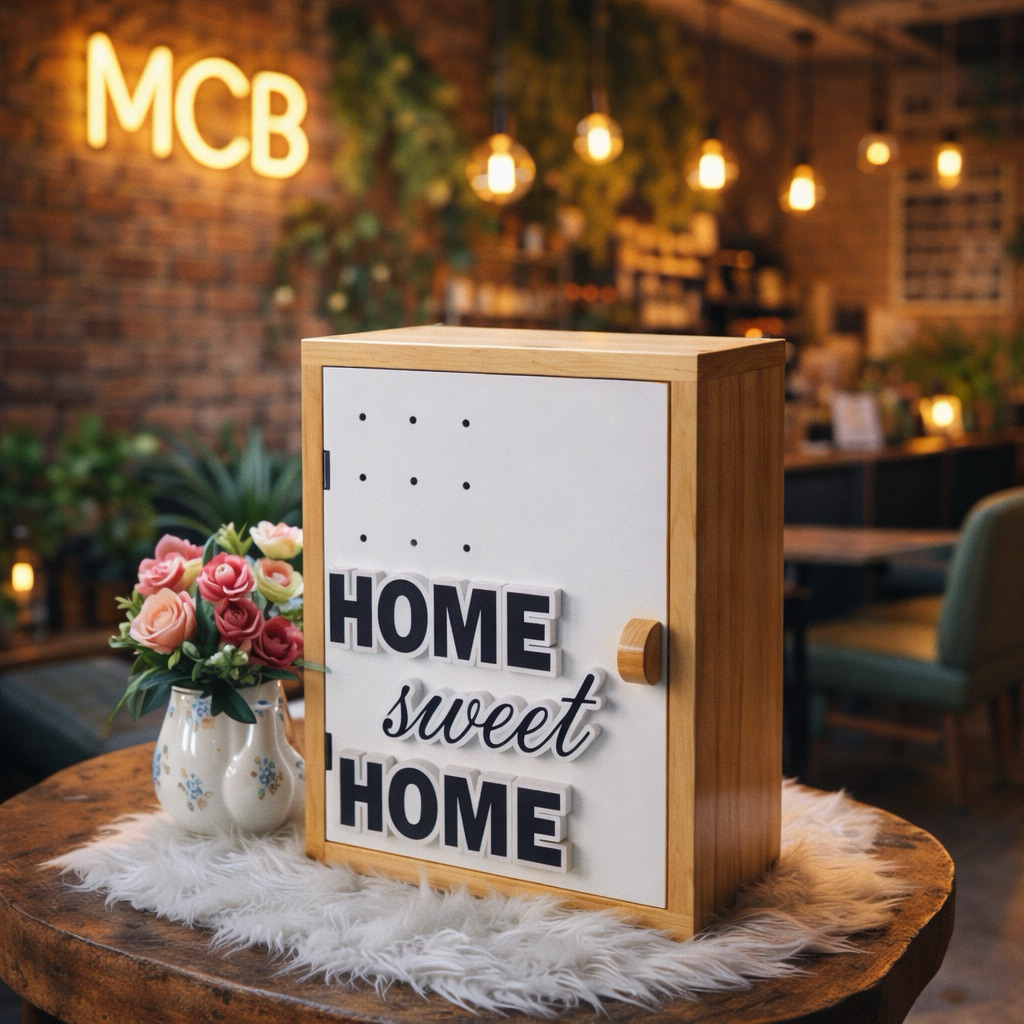 AULIART HOMEDECOR BOX LISTRIK KWH TUTUP MCB COVER METERAN KOTAK MCB KAYU PINUS AESTHETIC