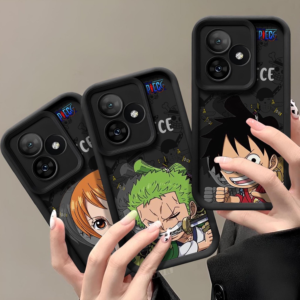 Softcase Realme Note 60 Note 60X  - Casing HP Realme Note 60 Note 60X - Slicon Timbul Realme Note 60