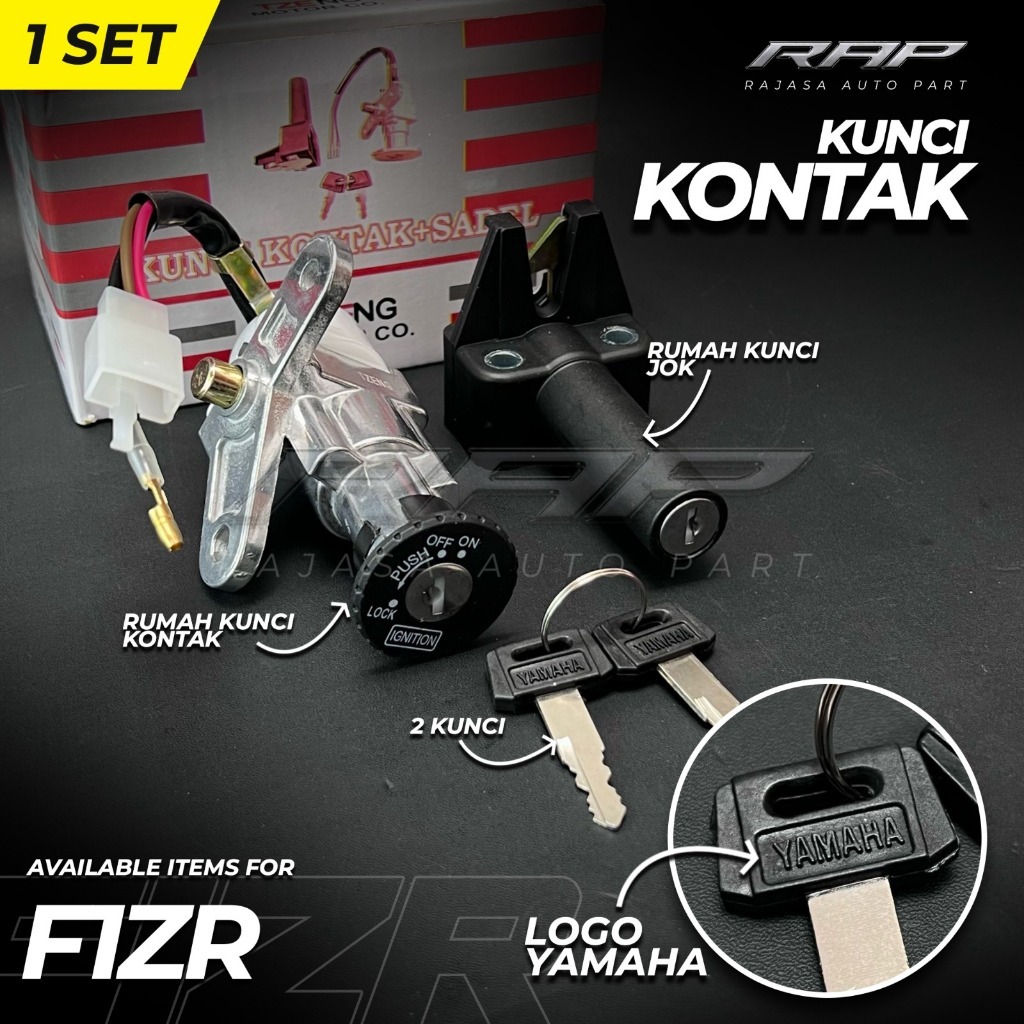 KUNCI KONTAK FIZR F1ZR SET JOK MATA KUNCI YAMAHA/KUNCI KONTAK SET JOK FIZR VEGA R LAMA FORCE 1