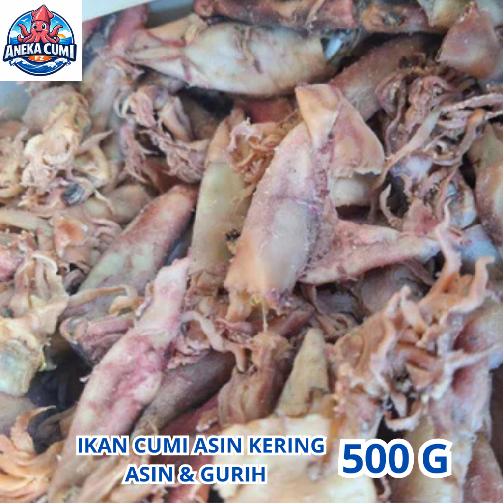 Cumi Asin Kering 500 Gram Murah Ikan Asin Cumi Kering / Khas Rembang Gread A