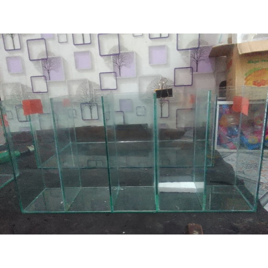 etalase buah akrilik UK 60x15x34 cocok buat jualan jus buah dll