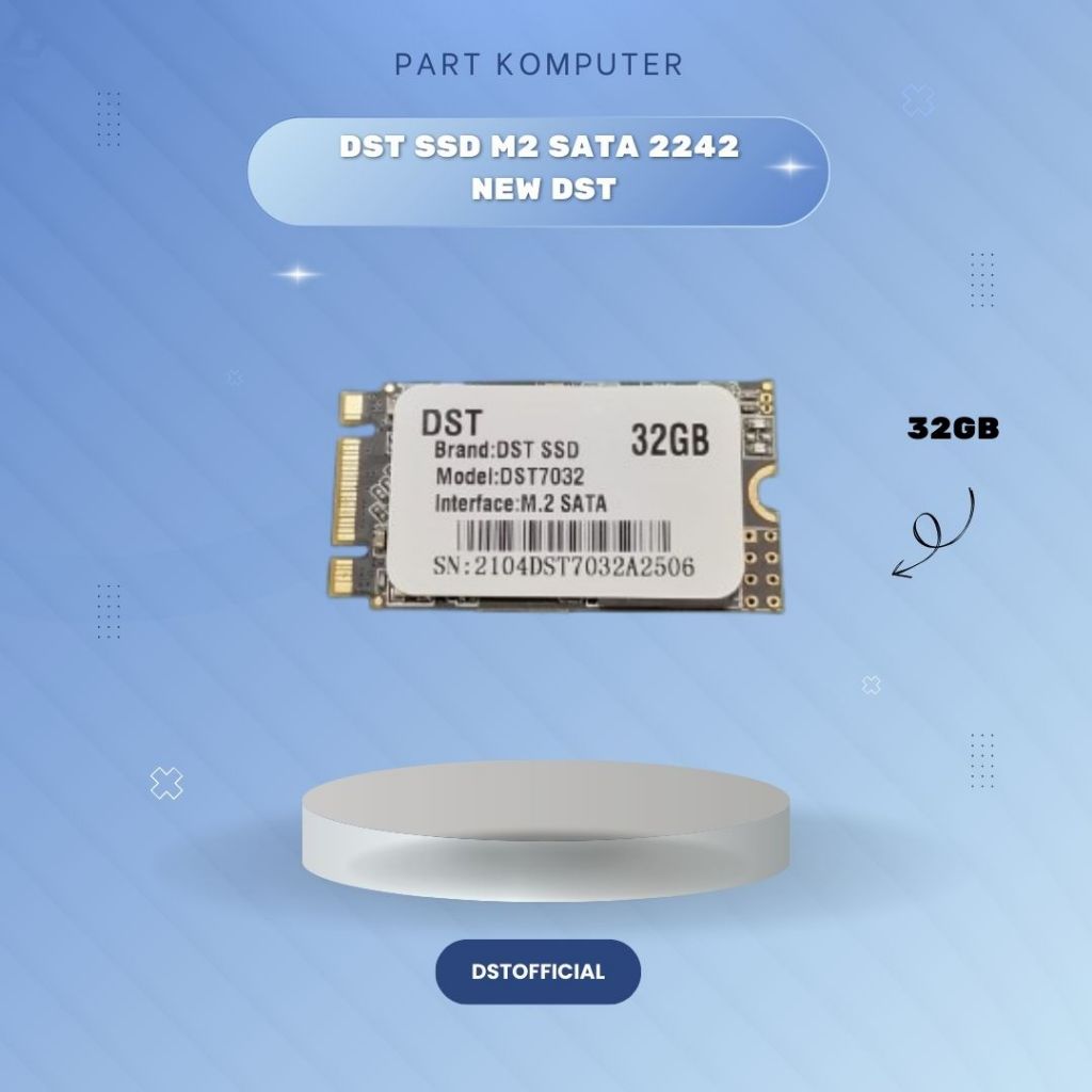 SSS M2 SATA 2242 NEW DST | 32 GB | SSD DST