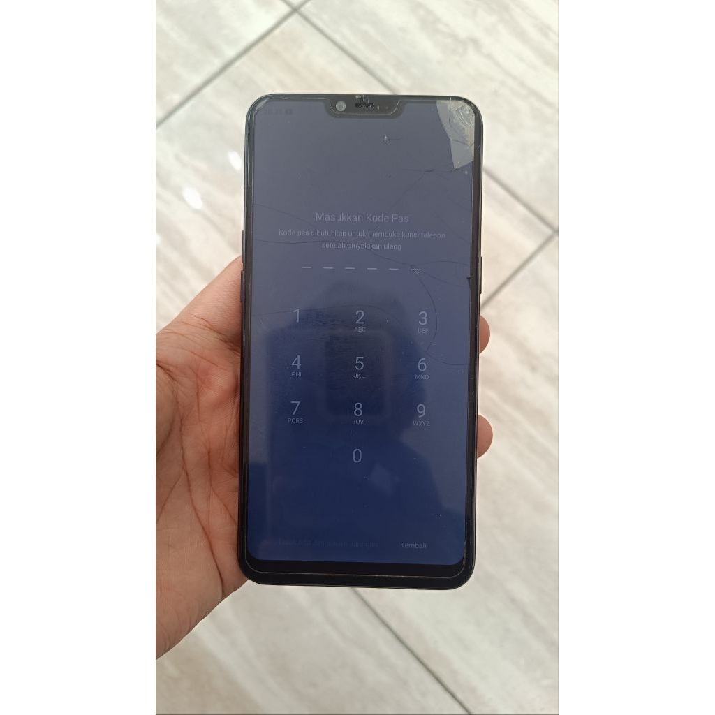 Oppo A3s second minus