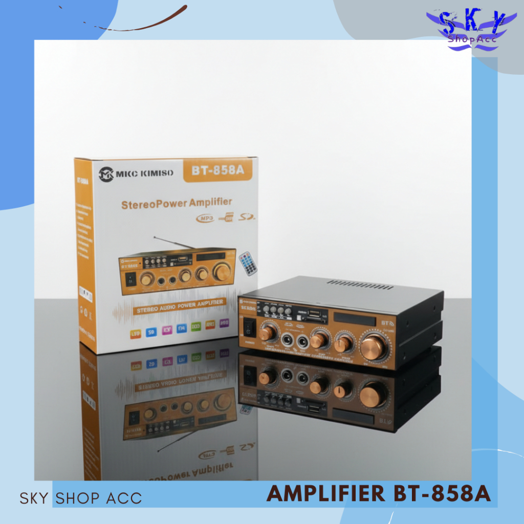 Stereo Audio Power Amplifier BT-858A