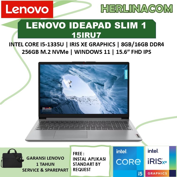 Laptop Lenovo Ideapad Slim 1 Intel Core I5 1335U 8GB/256GB 15.6" FHD