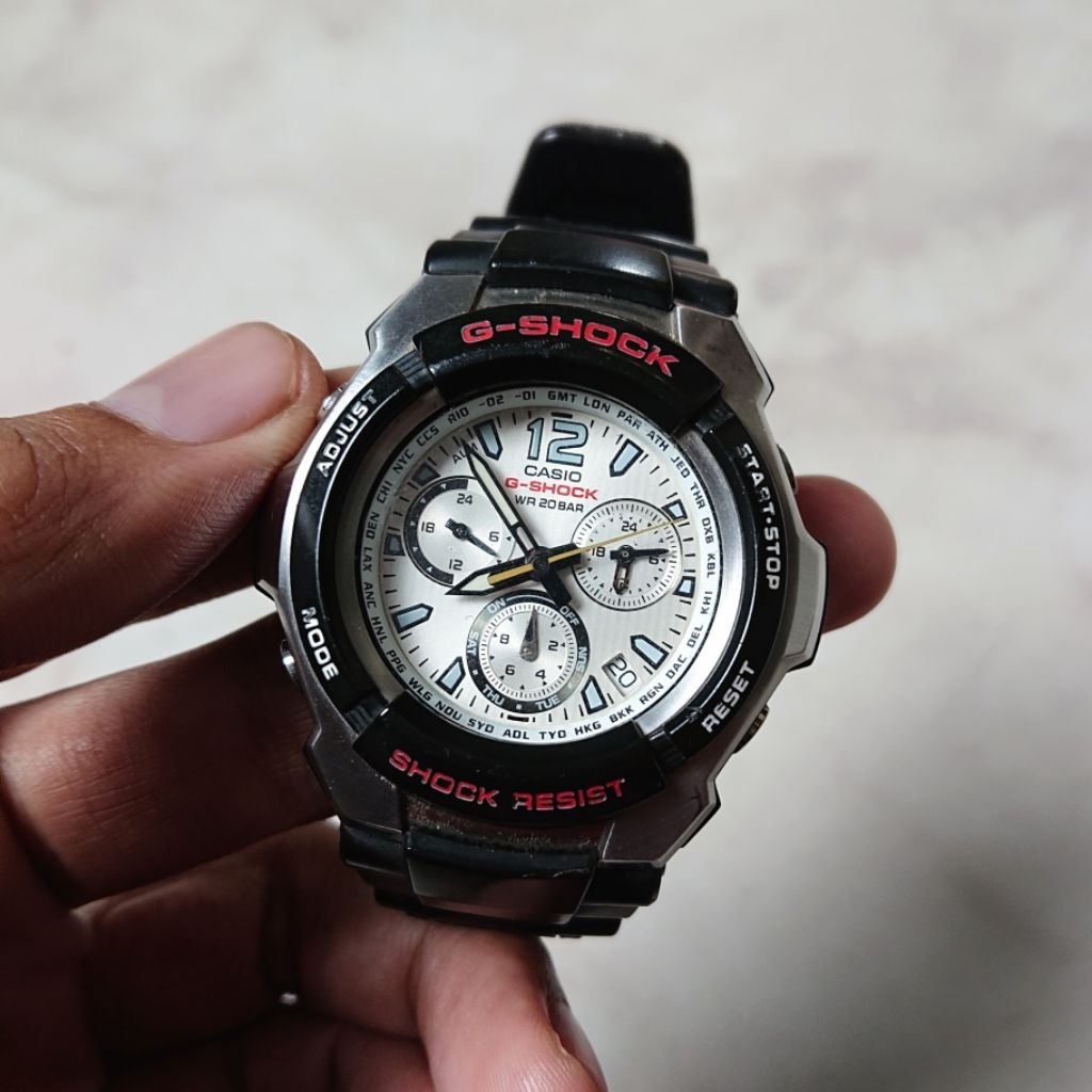 Jam Tangan Vintage Casio Cockpit G-Shock G-1000 Pria Wanita Second Bekas