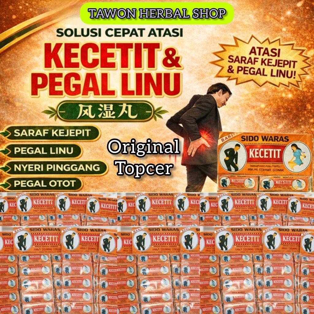 Pil Kecetit SidoWaras Hanger Original 100% - Mengatasi Nyeri Sendi dan Otot