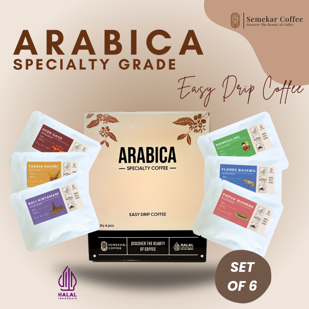 Semekar Coffee - Kopi Drip Bag Arabica Specialty Set Box