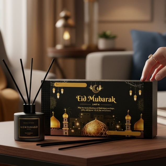 MONTERAGO - Hampers Lebaran Idul Fitri Premium Reed Diffuser 50ml Hamper Parcel Hadiah  Mewah Gift B