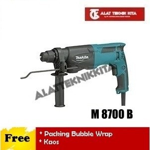MAKITA M8700B mesin bor beton 22mm M 8700 B rotary hammer drill 2 mode ( DH MT 870 MT870 Maktec )
