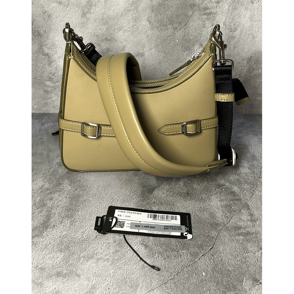 Pedro Shoulder Bag - Olive (100% Original)