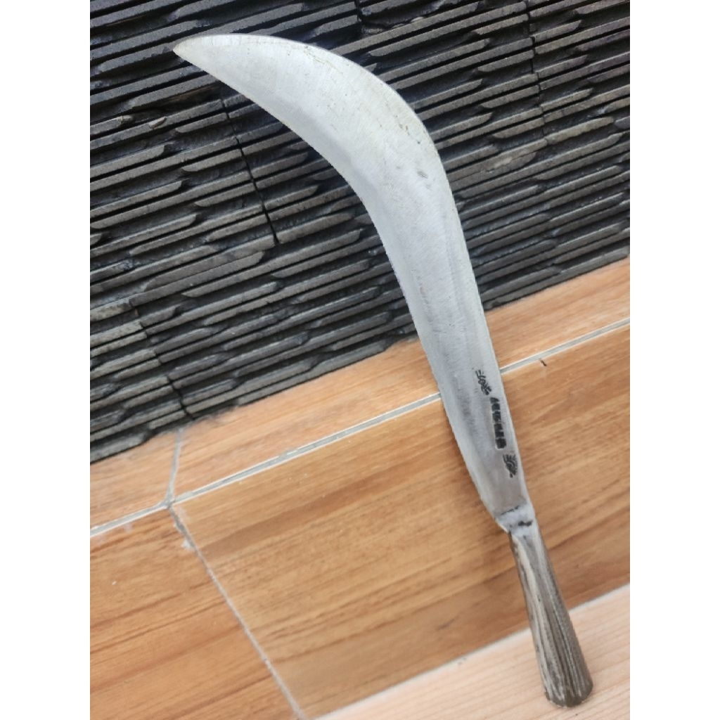 Sabit Bendo Sajar Baja Karbon Super Sepuh Tua - Alat Potong Serbaguna Panjang 45cm