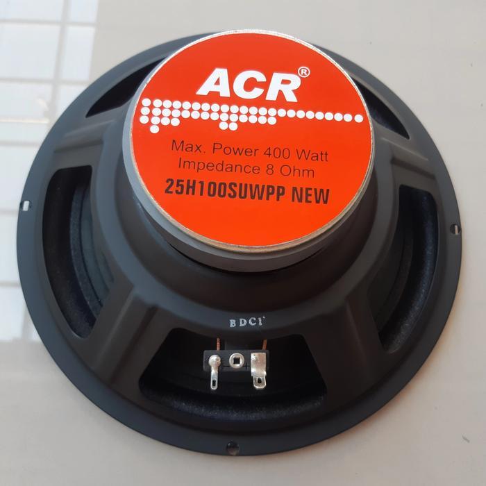 SPEAKER ACR PRO 10 inch 25H100SUWPP NEW ACR PRO WOOFER 400 Watt ORIGINAL ( BISA COD)
