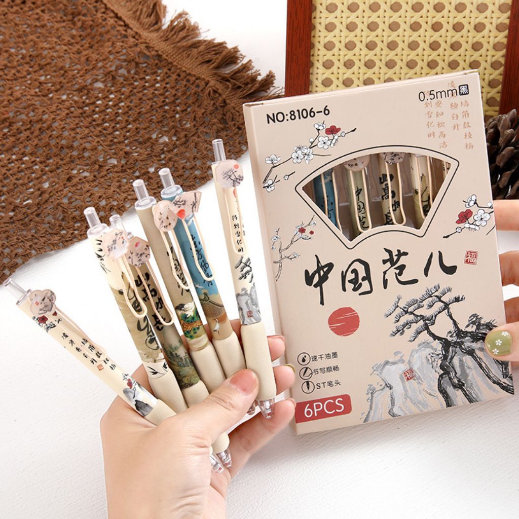 [PREMIUM] Set Pena "Chinese Chic / Zhongguo Fan'er"