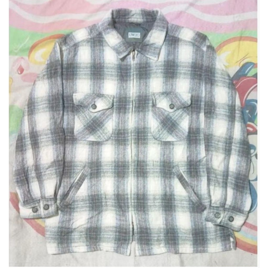 Flanel Jaket UNIQLO Tartan