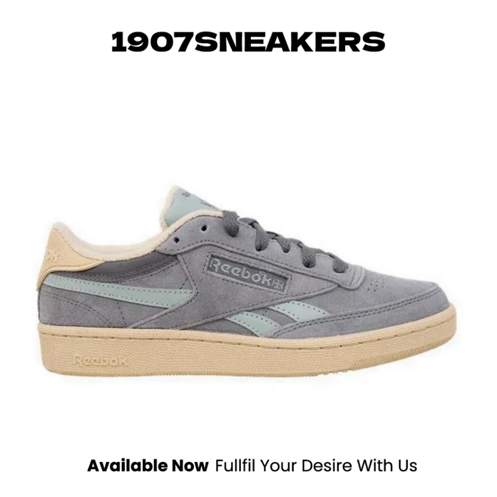 Sepatu Sneakers Pria Reebok Club C Revenge Vintage Classic - Grey REEC00244656